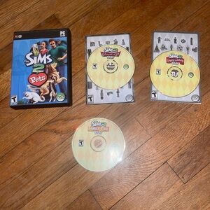 TheSims2 Expansion Packs Set Of 4‎ Pets, Glamour Life, Family Fun, Happy Holiday